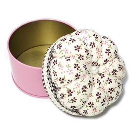 Gjyia Pumpkin Shaped Needle Pin Cushion with Storage Box Pincushion Stitch Needlework