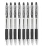 Easytouch Retractable Fine Ballpoint Pen Open Stock-Black 8 pens