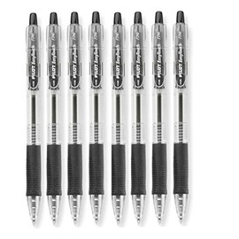 Easytouch Retractable Fine Ballpoint Pen Open Stock-Black 8 pens