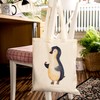Mr. & Mrs. Panda Penguin Ladybird Tote Bag, Gift, Jute
