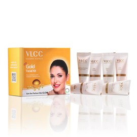 VLCC Natural Sciences Gold Facial Kit For Luminous & Radiant Complexion (Ayurvedic)