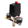 Air Compressor Pressure Switch Manifold Regulator Gauges Automatic Control Valve
