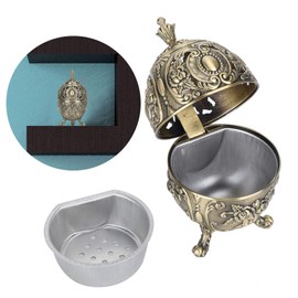Oumij1 Quemador de Incienso Vintage - Estilo Europeo - decoración de Adornos - Quemador de Incienso Adorno de Oficina en casa - para Dormitorio de Oficina en casa