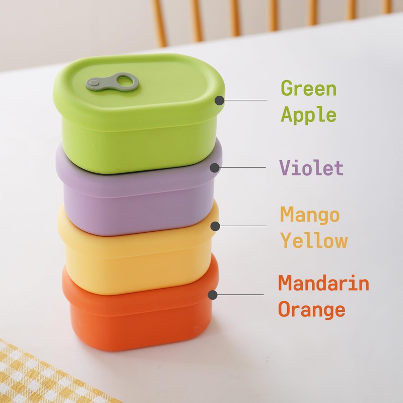 Premium Korean-Made Silicone Airtight Food Container with Steam Vent –