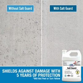 Rain Guard Water Sealers SP-1006 Salt Guard 1 Gallon- Clear Natural Finish - Penetrating Protection for Concrete and Masonry from Road Salt, Freeze Thaw, and Ice Damage - Water-Based Silane/Siloxane