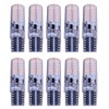 PNNNU 10Pcs W5W T10 Strobe Flash LED Silicone Gel Light