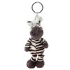 NICI Wild Friends Zebra Key Ring, 3.9 inches (10 cm)
