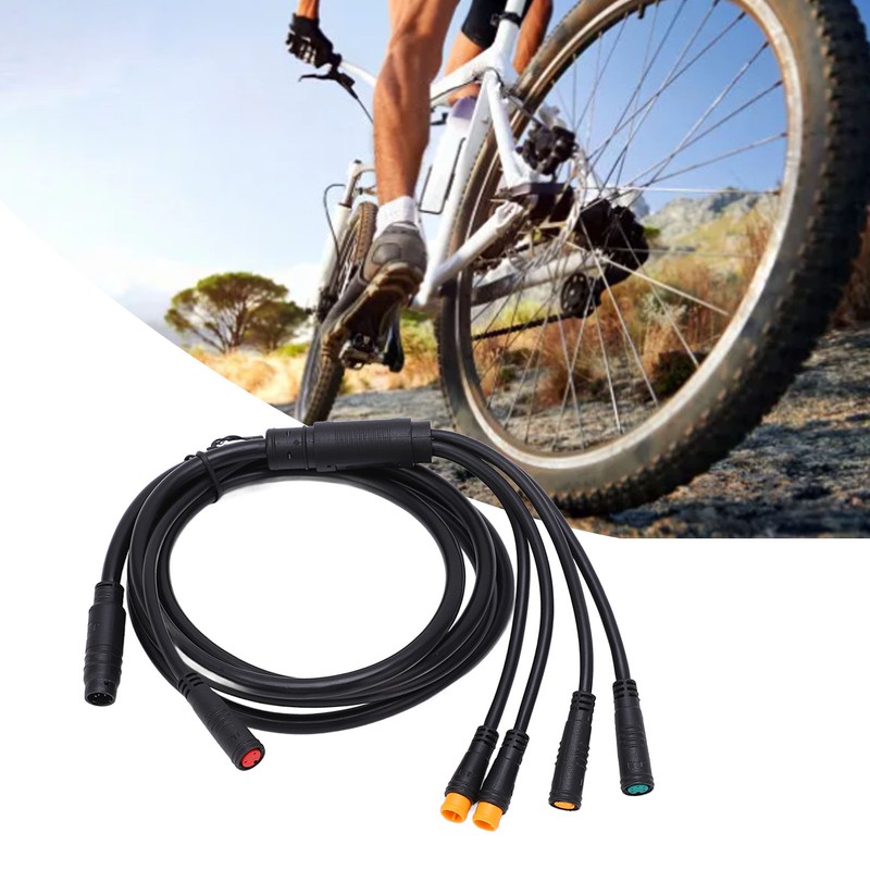 1 to 5 Electric Bike Cable Plastic Rubber Lithium Battery
