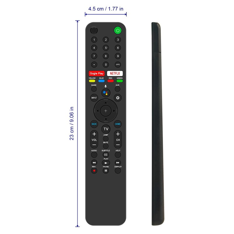 For Sony RMF-TX500U Voice Replaced Remote for Sony TV XBR-55X950G