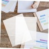 Operitacx 20pcs Paper Sleeves Sheet Protectors Bulk Binder Pockets Paper