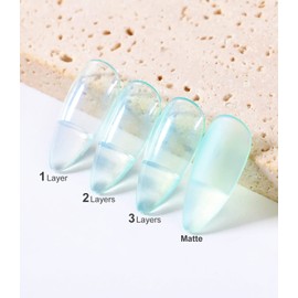 Major Dijit Gel Nail Polish - Jelly Glass UV Led Gel Polish Natural Girly Colors Pearl Translucent Cruelty-Free Nail Lacquer, 15ml/0.5floz