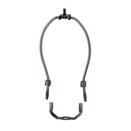 B&P Lamp® 6 Inch Heavy Duty Lamp Harp, Antique Bronze Finish