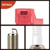 A-Premium (Red) Set of 8 Ignition Coil Pack and Iridium