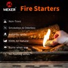 MEKER Fire Starters - Natural Fire Starters for Fireplace, Campfires,