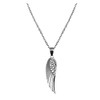 Sofia Milani - Women's Necklace 925 Silver - Wing Pendant