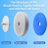 Touch-Free Disposable Toilet Brush Set with 54 Refills