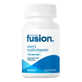 Bariatric Fusion® Men's Multivitamin Capsules One Per Day: 30 Caps Suplemento Dietético Post Cirugía Bariátrica, Ayuda a Prevenir Deficiencias Nutricionales, Energía y Bienestar General Masculino.