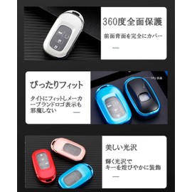 FRACTAL CREATION Key Case, Key Cover, Compatible with Honda, New Model NBOX JF5, JF6, NBox Step Wagon, RP6, RP7, RP8, Vezel, VEZEL Key Cover, zrv wrv, Freed GT8, Odyssey, red