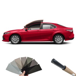 DIY MotoShield Pro 2mil Premium Professional Precut Nano Ceramic Window Tint Film Kit for (2018-2025) Toyota Camry (Front Driver/Passenger 25%)