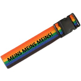 Luggage Strap Rainbow: Mine Mine Mine Suitable for All Suitcases Approx. 1.75 m Long, rainbow, Luggage strap