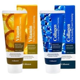 [Ashme] Foam Cleansing 100ml (Green Tea Collagen Vitamin) 2+2+2 - 3. 3 vitamins + 3 collagen / [애슈미] 폼 클렌징 100ml (녹차콜라겐비타민) 2+2+2 - 3. 비타민3개+콜라겐3개