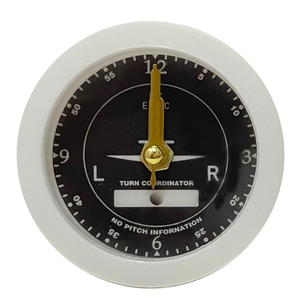 Tabletop 3.1 inch Round Novelty Aviation Airspeed Clock (Speedometer)