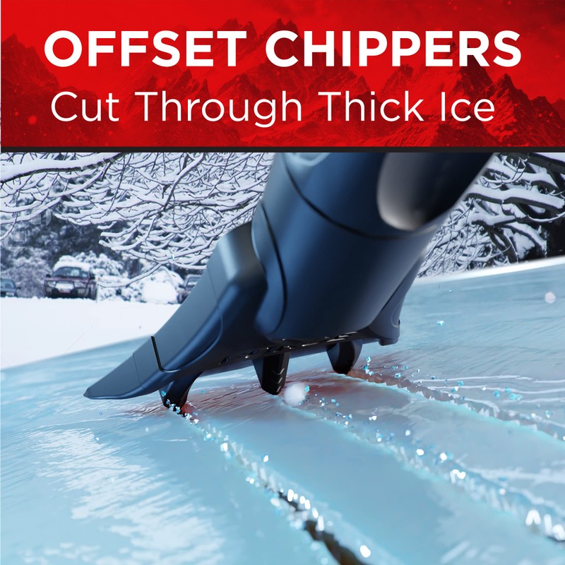 Mallory Force 17” 518RFB Snowbrush with Ice Scraper for Car,