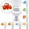 Potty Trainer with 8 Toilet Stickers Underwater Animals + Reward