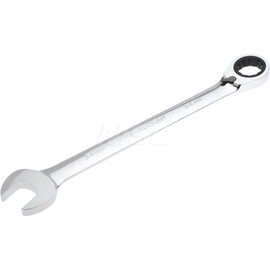 Paramount Reversible Ratcheting Metric Combination Wrench: 34mm Open & Box Ends