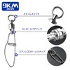 9KM DWLIFE Cross Lock 20pcs Ball Bearing Swivels Strong Snap