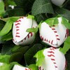 ChalkTalkSPORTS Baseball Rose Bouquet | Half Dozen | Genuine Baseball