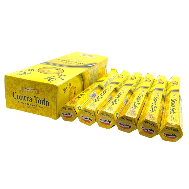 Govinda Incense - Contra Todo - 120 Masala Coated Incense