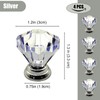 XQIGI Toilet Tank Button Pack of 4,Crystal Toilet Top Push