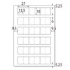 Kokuyo tack index for hakadori Protection Film Self Postcards Size