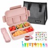 Bugucat Bento Lunch Box 1300ML with Lunch Bag, Kids &