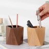cobalt planet Wooden Pen Stand Desk Stationery Stand for Walnut