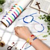 Highergo Cross Friendship Bracelets for Women Men Colorful Jesus Christian