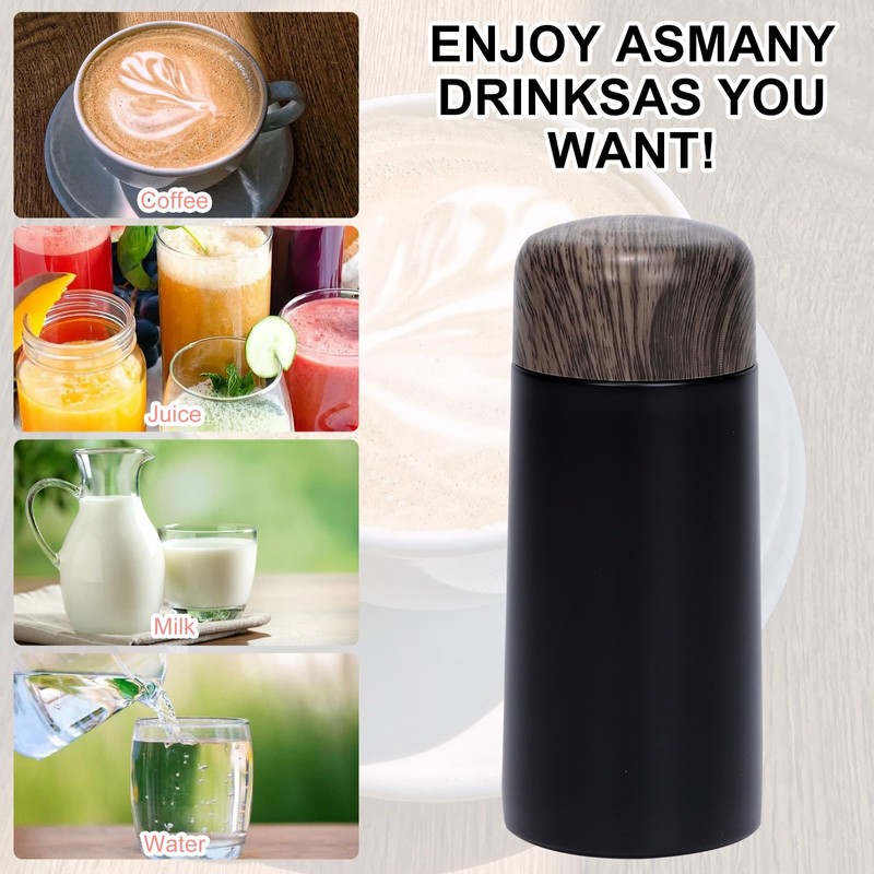 Risipu 150ml/5oz Small Water Bottle, Stainless Steel Mini Flask for
