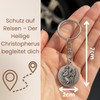 ELBKAISER - Christopher Car Keyring - Saint Christopher Car Pendant