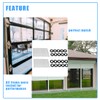 GTPARTES 80mm Garage Door Hinge Quiet Roller Sleeves Compatible with