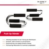 Worqout Push Up Bars - Robust Calisthenics Steel Handles for