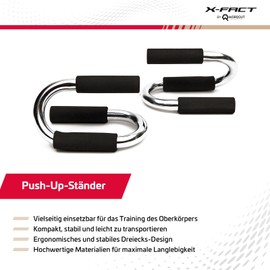 Worqout Push Up Bars - Robust Calisthenics Steel Handles for Effective Upper Body Training