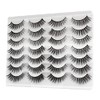 Glowingwin Cat Eye Lashes Eyelashes Dramatic Eyelashes Long Fluffy False