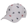 Fila Golf 744901 Men's Cap with Embroidered Flytop Pattern, WT