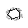 10pcs Steel Tooth Wig Comb Clips for Lace Wigs Durable