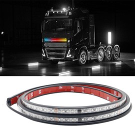 Bar Lights for Trucks,Car Light Bar Hood Light Strip - Flexible Sunshade Strip Light, Waterproof Atmosphere Lighting, Decorative Lamp Running Light