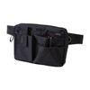 Kutsuwa BE020BK Apron Bag, Stationery Apron Bag, Gusset, Black, One