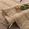 Socomi Boho Table Runner Macrame Farmhouse Woven Burlap Rustic Table