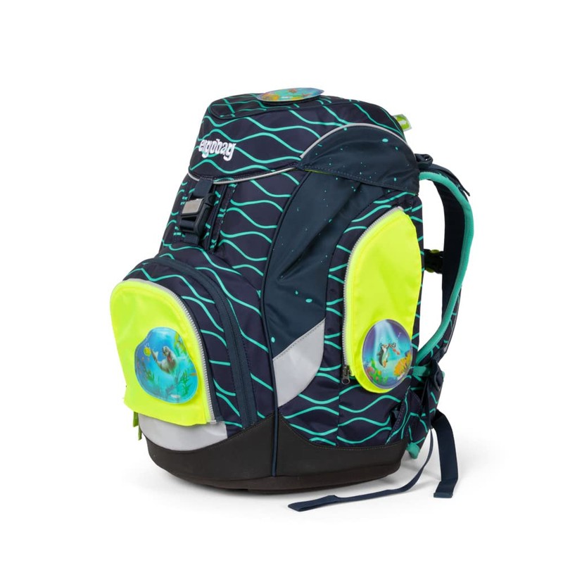 ergobag Fluo Zip Set Visibility Set Pack Cubo and Cubo