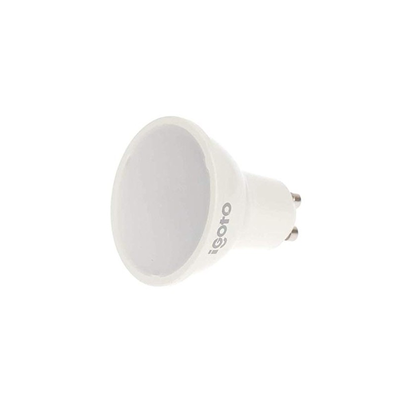 iGoto F10P20307 10Pack Foco LED GU10 7W 3000°K (luz cálida)